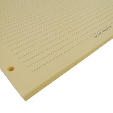 Alex Schoeller Kolej Yedek Renkli A4 Çizgili 50yp ALX 871 Sarı