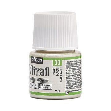 Pebeo Vitrail Cam Boya 45ml 39 Pearl