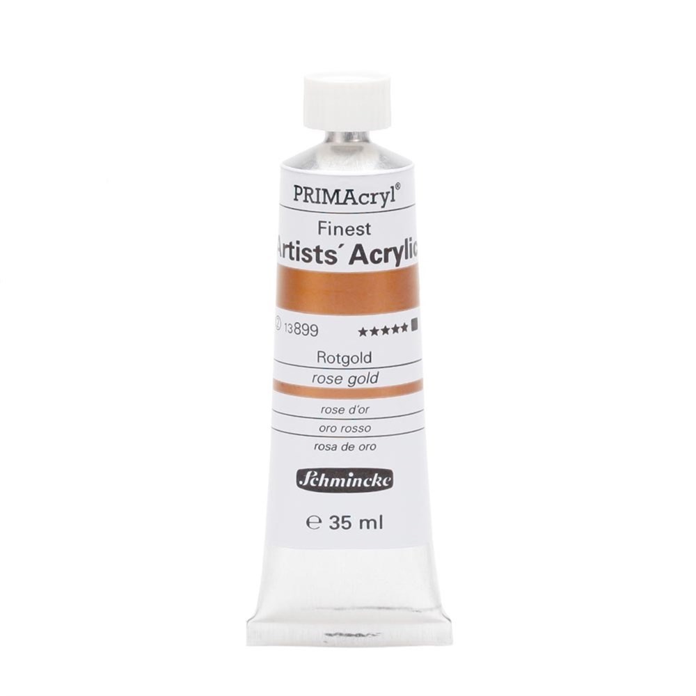 Schmincke Primacryl Finest Artists Acrylic 35ml Rose Gold 13899