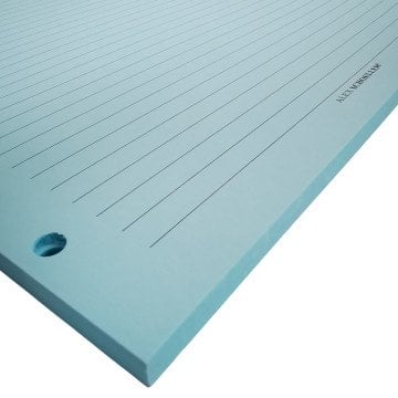 Alex Schoeller Kolej Yedek Renkli A4 Çizgili 50yp  ALX 871 Mavi