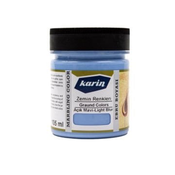 Karin Ebru Boyası 105ml Zemin Renkleri 902 Açık Mavi