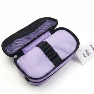 BBack Çift Bölmeli Fonksiyonel Kalem Çantası 22x10,5x6cm - Lila