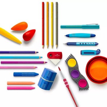 Faber Castell Jumbo Grip Boya Kalemi 12 Renk
