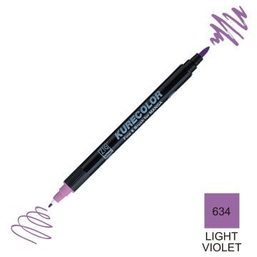 Zig Kurecolor Mangaka Fine&Brush Çift Taraflı Kalem CNKC-2200 No 634 Light Violet