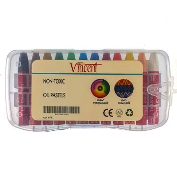 Vincent Yağlı Pastel Boya 12li Set