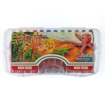 Vincent Yağlı Pastel Boya 12li Set