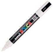 Uni Posca Marker Pc-5m Medium 1.8-2.5 Mm White