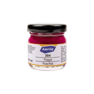 Karin Ebru Boyası 40ml 304 Fuşya