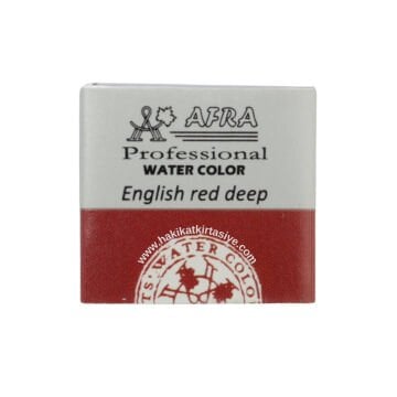 Afra Sulu Boya Tablet 682 English Red Deep