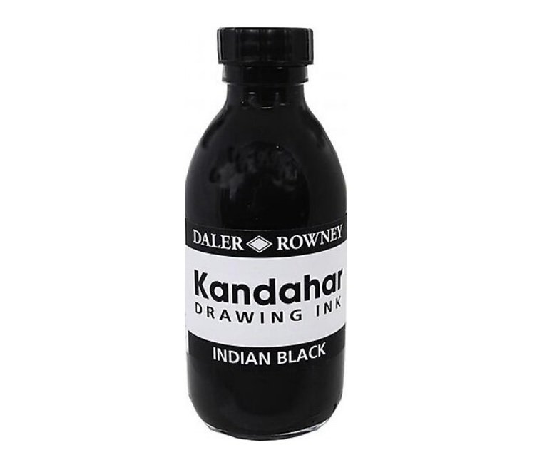 Daler Rowney Kandahar Çizim Mürekkebi 175ml Indian Black