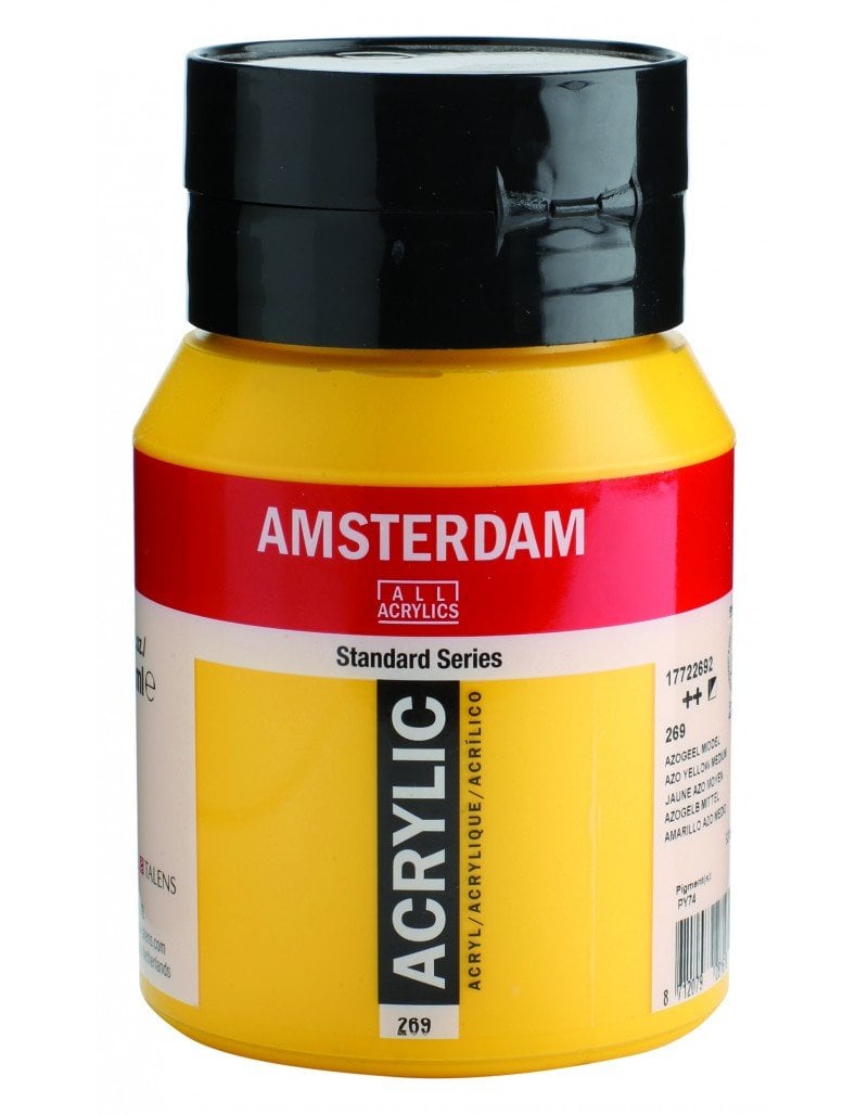 Amsterdam Akrilik Boya 500ml 269 Azo Yellow Medium