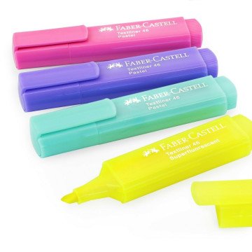 Faber Castell Şeffaf Gövde Pastel Renkler 1546 4 Renk