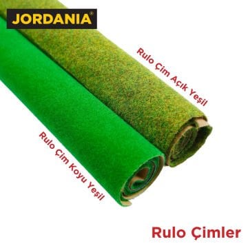 Jordania Rulo Çim 25x35cm Koyu Yeşil