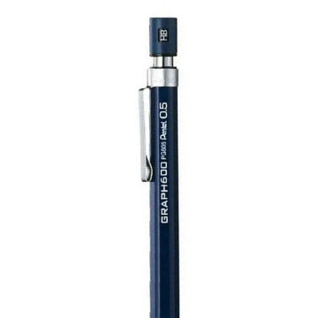 Pentel Versatil Uçlu Kalem Graphr 600 PG605 0.5mm Siyah