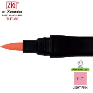 Zig Art&Graphic Twin Tut-80 Çift Uçlu Keçe Grafik Kalemi 21 Light Pink
