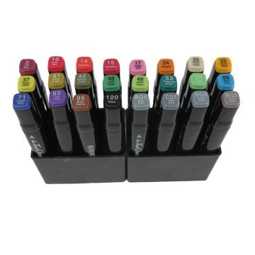Touch Cool Twin Art Sketch Marker Kalem Seti 24 Renk