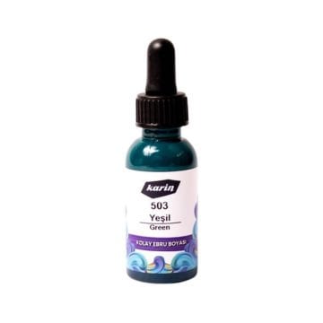 Karin Kolay Ebru Boyası 30ml 503 Yeşil