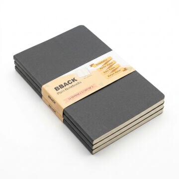 Bback Eskiz Defteri 110gr 32yp 13.8x21cm Siyah Seti 3lü
