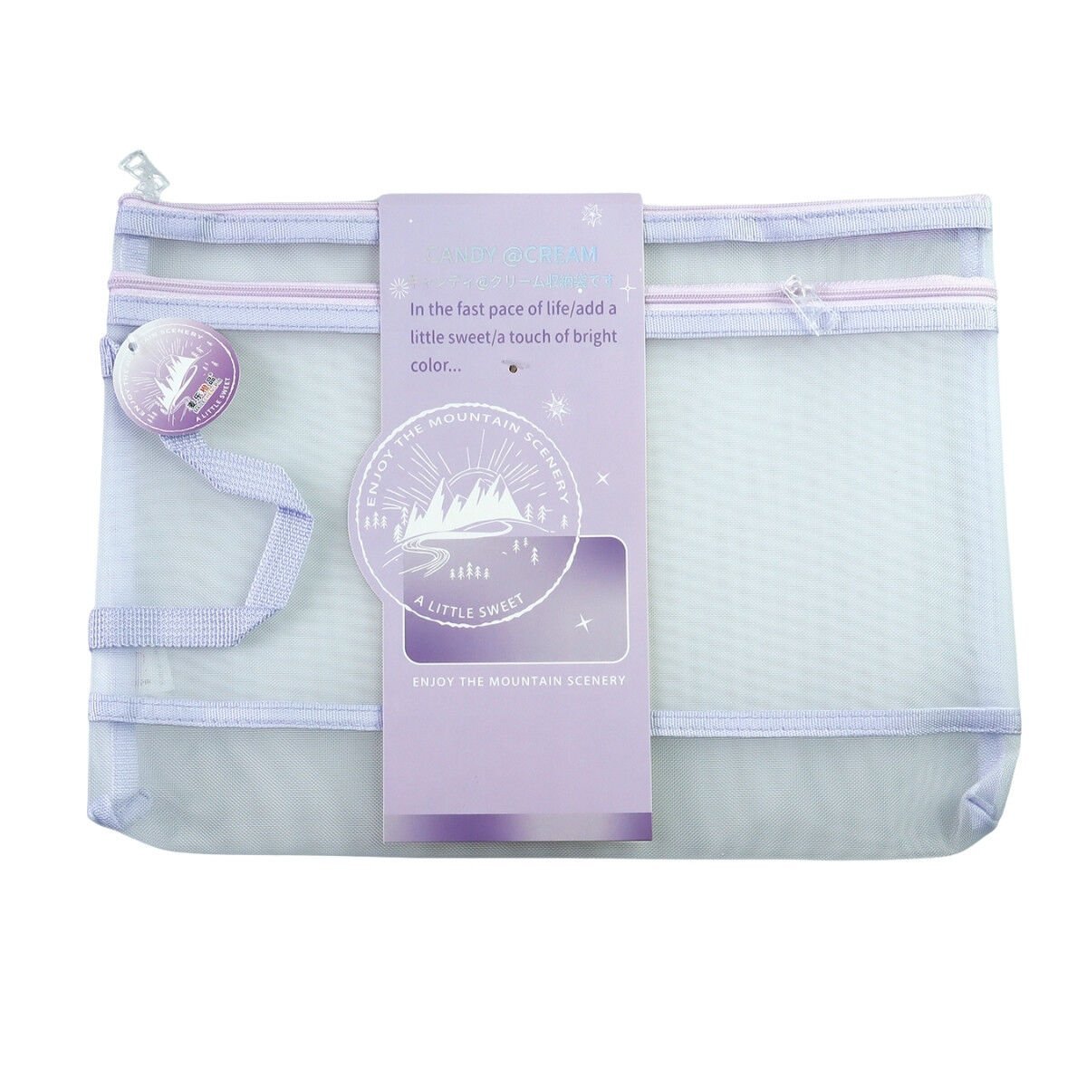 Art Elegant Mesh File Dosya 2 Gözlü A4 Lila