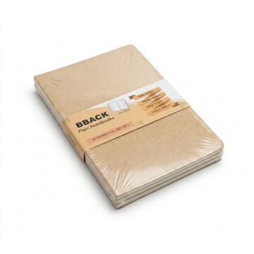 Bback Eskiz Defteri 110gr 32yp 13.8x21cm Kraft Seti 3lü