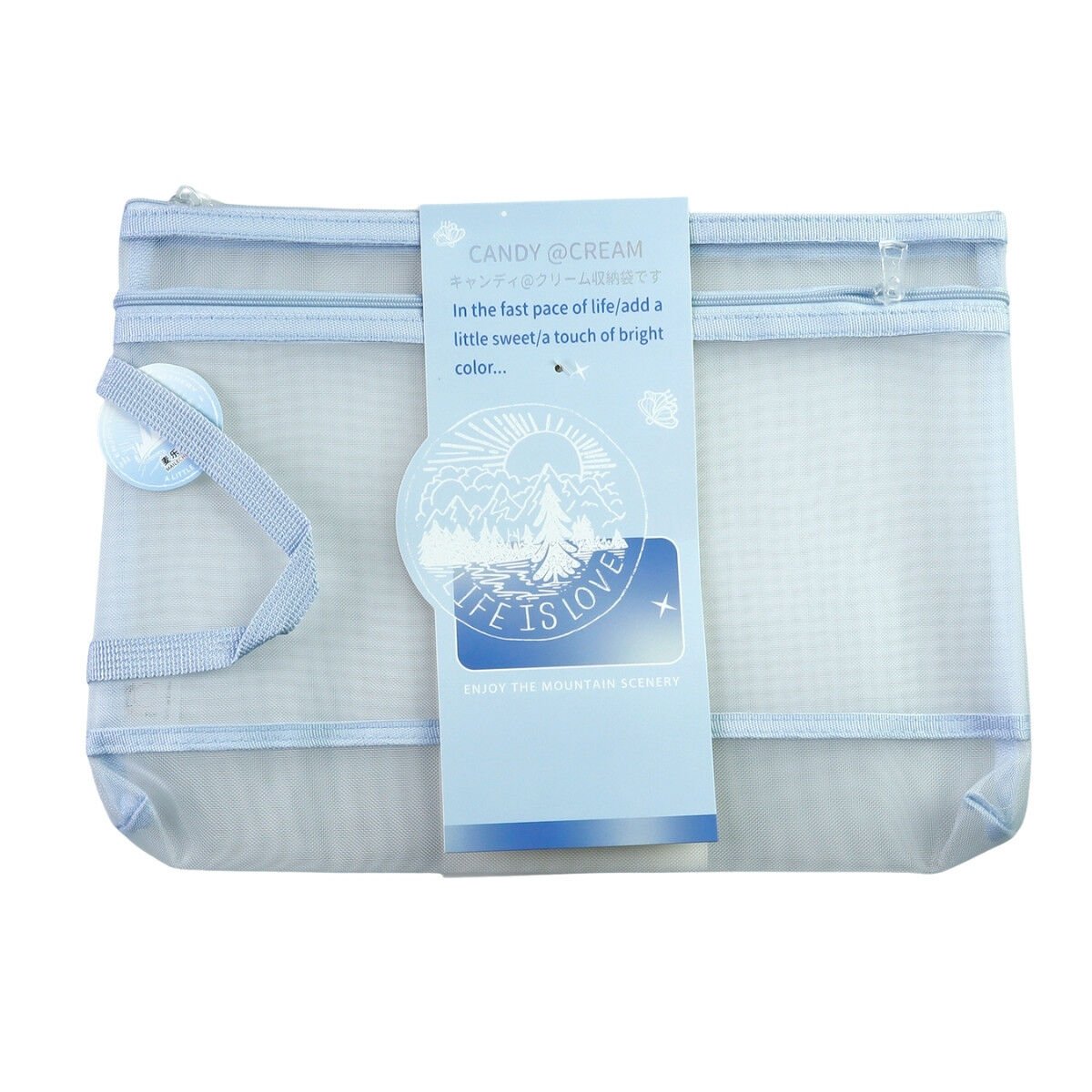 Art Elegant Mesh File Dosya 2 Gözlü A4 Mavi