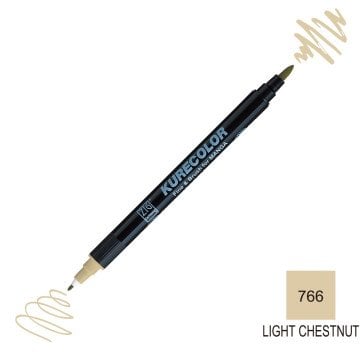 Zig Kurecolor Mangaka Fine&Brush Çift Taraflı Kalem CNKC-2200 No 766 Light Chestnut