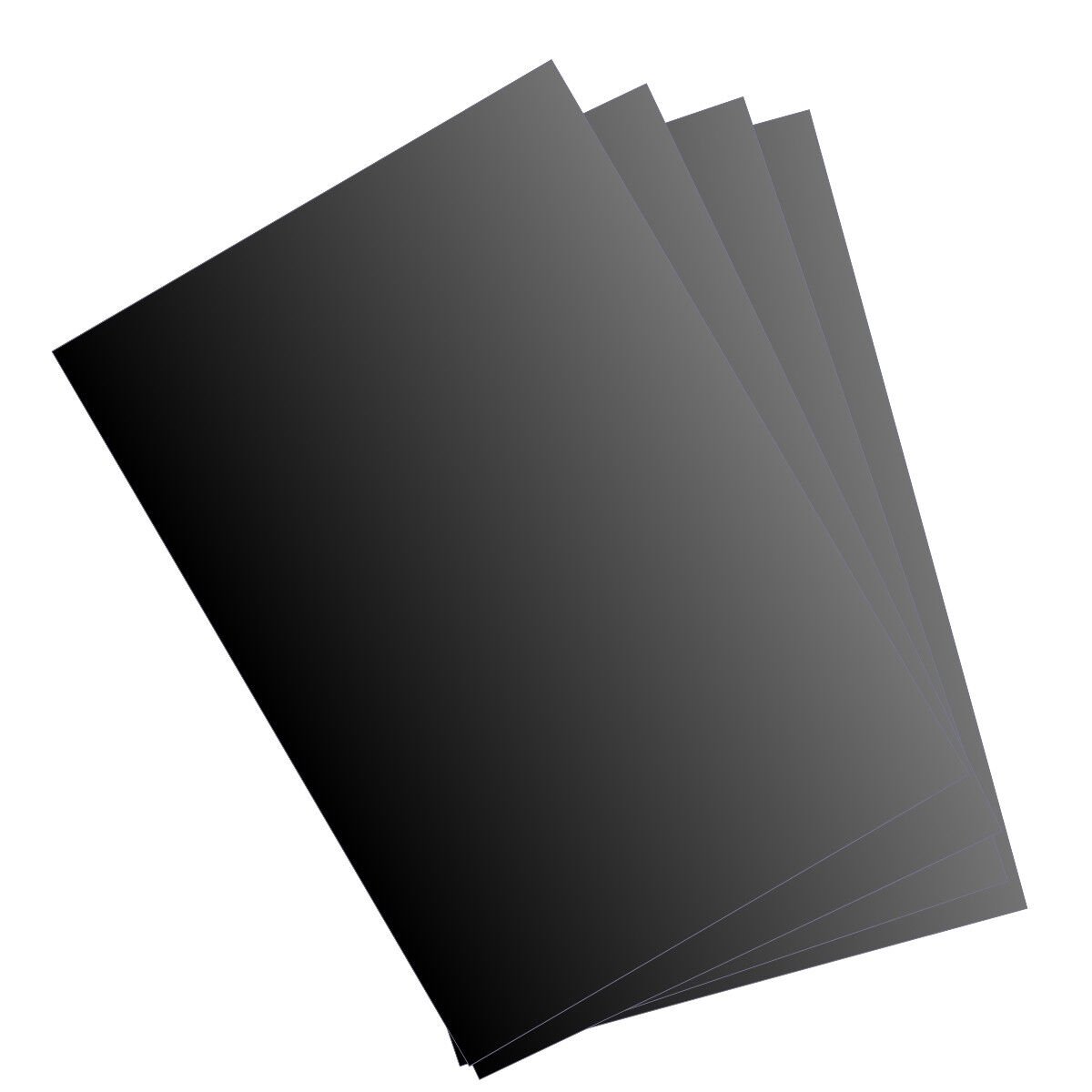 Art Elegant Asetat Kağıdı Siyah 250 Mikron A4 İnce Opak