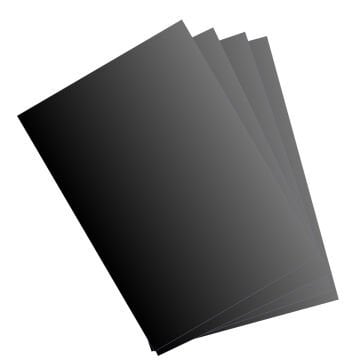 Art Elegant Asetat Kağıdı Siyah 250 Mikron A4 İnce Opak