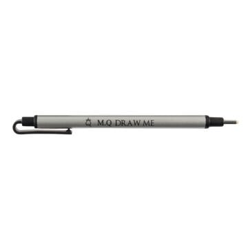 Drawme Basmalı Silgi Kalemi 2.3mm Yuvarlak Uç Gümüş