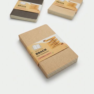 Bback Eskiz Defteri 90gr 32yp 9x14cm Kraft Seti 3lü