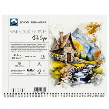 Schoellershammer Da Capo Sulu Boya Defteri 300gr 35x50cm 12yp