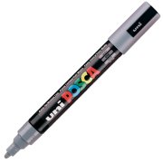 Uni Posca Marker Pc-5m Medium 1.8-2.5 Mm Grey