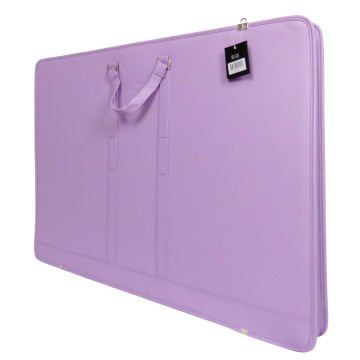 Art Elegant Deri Teknik Proje Çantası 55x75cm Lila