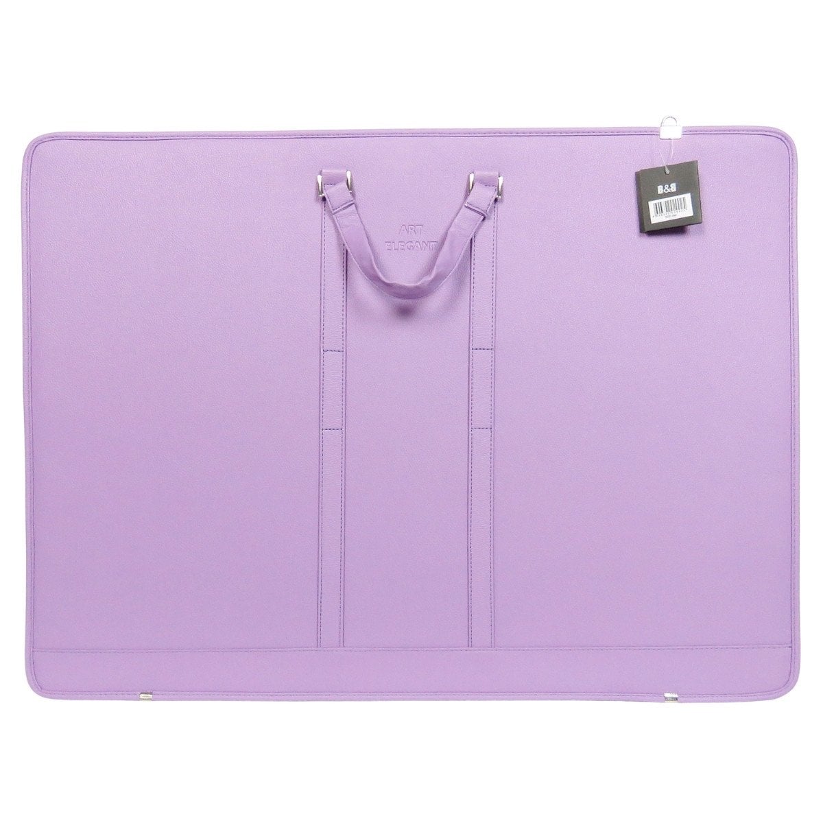 Art Elegant Deri Teknik Proje Çantası 55x75cm Lila