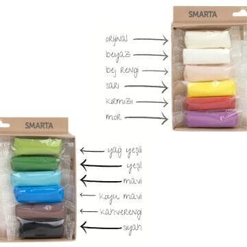 Smarta Modelleme Hamuru Basic Seti 12x25gr