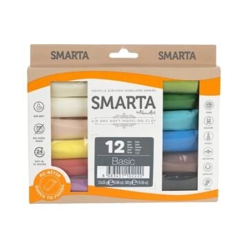 Smarta Modelleme Hamuru Basic Seti 12x25gr