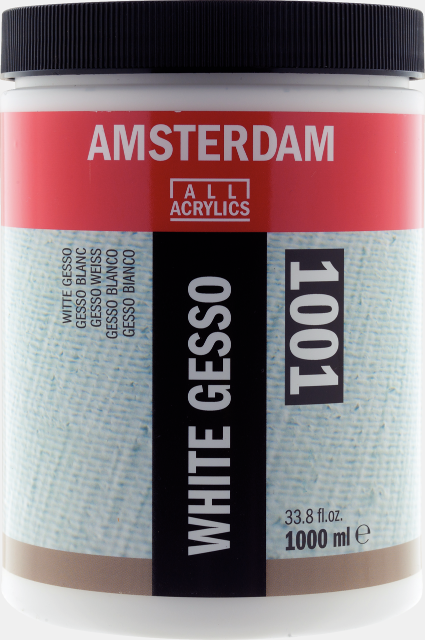 Amsterdam Akrilik Beyaz Gesso Zemin 1001 1000ml