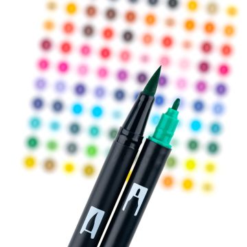 Tombow Dual Brush Pen Kalemi Seti 10lu Galaxy Renkler