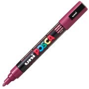 Uni Posca Marker Pc-5m Medium 1.8-2.5 Mm Red Wine