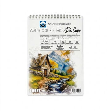 Schoellershammer Da Capo Sulu Boya Defteri 300gr A5 12yp