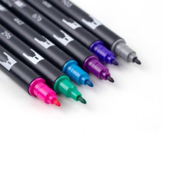 Tombow Dual Brush Pen Kalemi Seti 6lı Galaxy Renkler