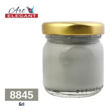 Art Elegant Seramik Ve Çini Boya 40gr 8845 Gri
