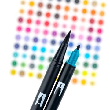Tombow Dual Brush Pen Kalemi Seti Landscape Renkler 56169 10 Renk