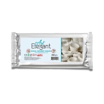 Art Elegant Seramik Hamuru 250gr Beyaz