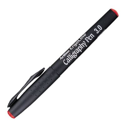 Artline Ergoline Kaligrafi Kalemi 3.0mm Kırmızı