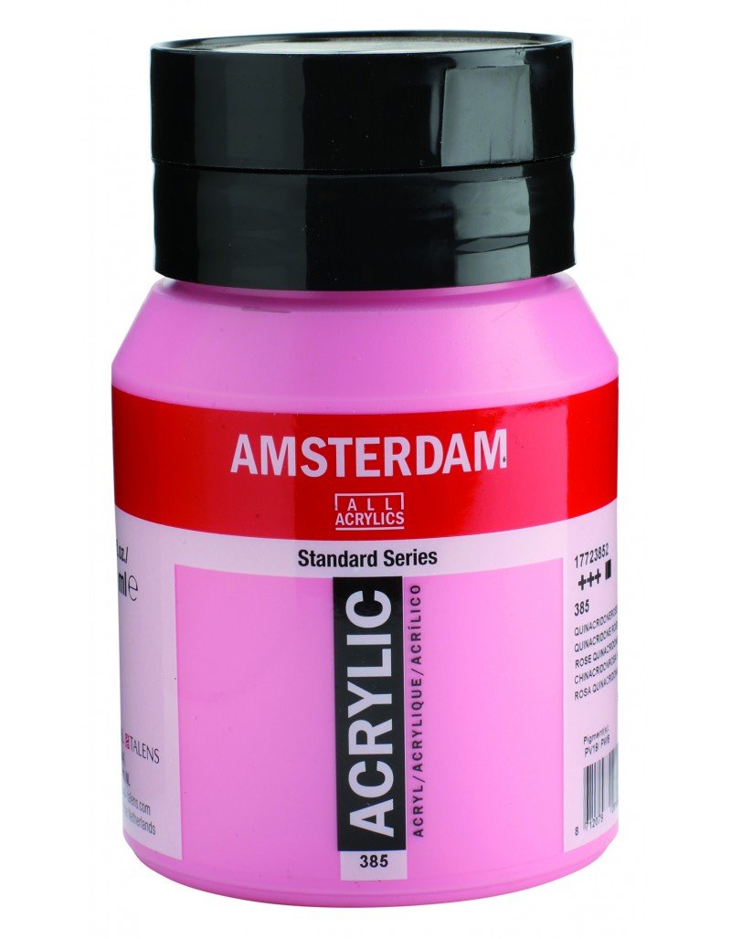 Amsterdam Akrilik Boya 500ml 385 Quin. Rose Light