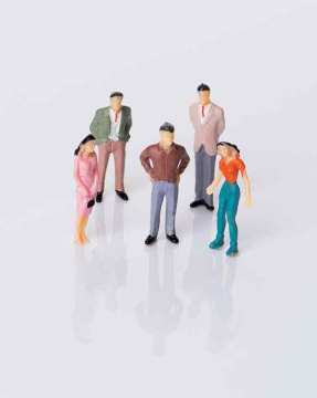 Eshel Maket Renkli İnsan Figürü 1/25 2li