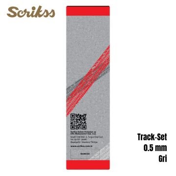 Scrikss Versatil Kalem Track 0.5mm 3lü Set Gri