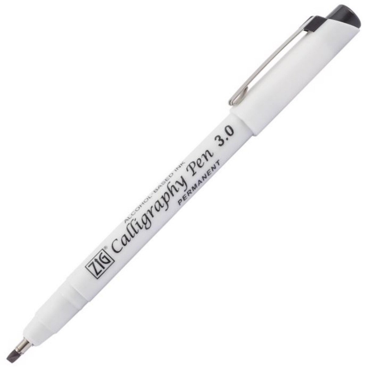 Zig Kaligrafi Kalemi Permanent PCA-310/010 3.0mm Siyah
