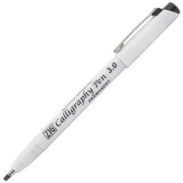 Zig Kaligrafi Kalemi Permanent PCA-310/010 3.0mm Siyah